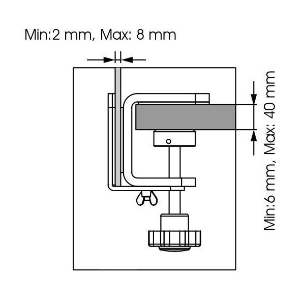 Pince étau fixation panneau - Accueil