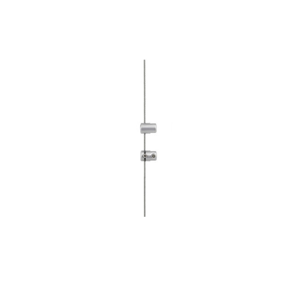 PINCE SIMPLE Satinée 9 x 15 mm, pour CABLES et  PLEXI