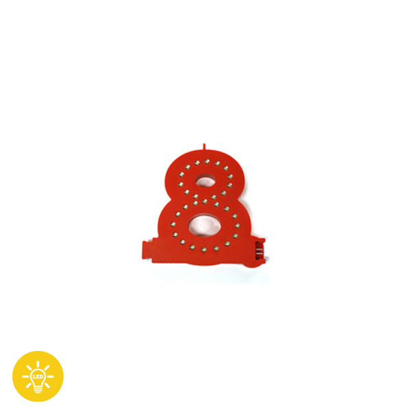 Chiffre  Lumineux " LED " assemblable  " 8 "