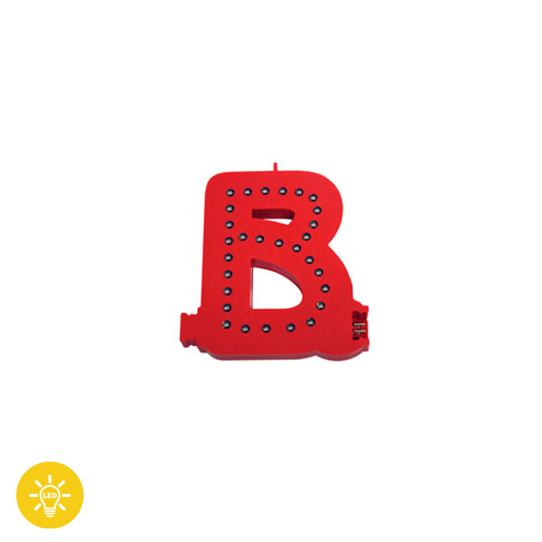 Lettre Lumineuse " LED " assemblable  " B "