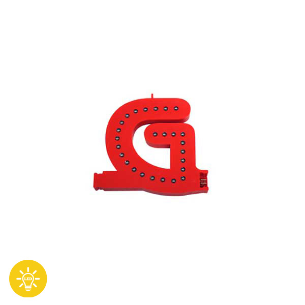 Lettre Lumineuse " LED " assemblable  " G "