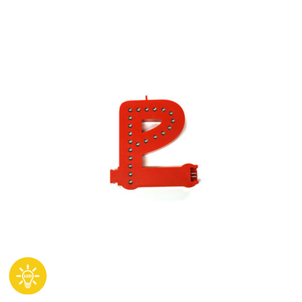 Lettre Lumineuse " LED " assemblable  " P "