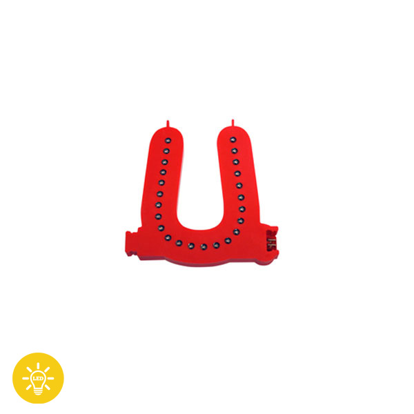 Lettre Lumineuse " LED " assemblable  " U "