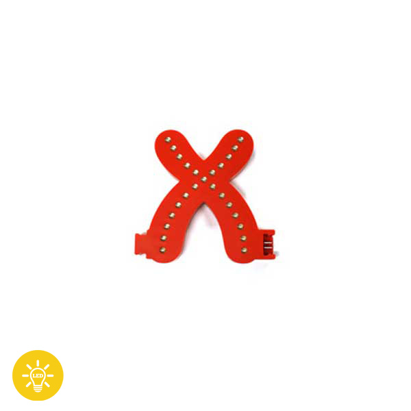 Lettre Lumineuse " LED " assemblable  " X "