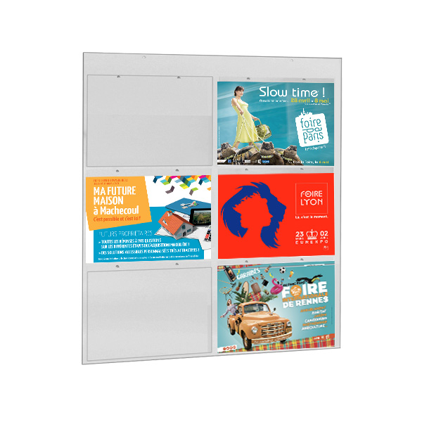 Panneau PlexiGlass 6  Visuels  A.4 Paysage/ Horizontal