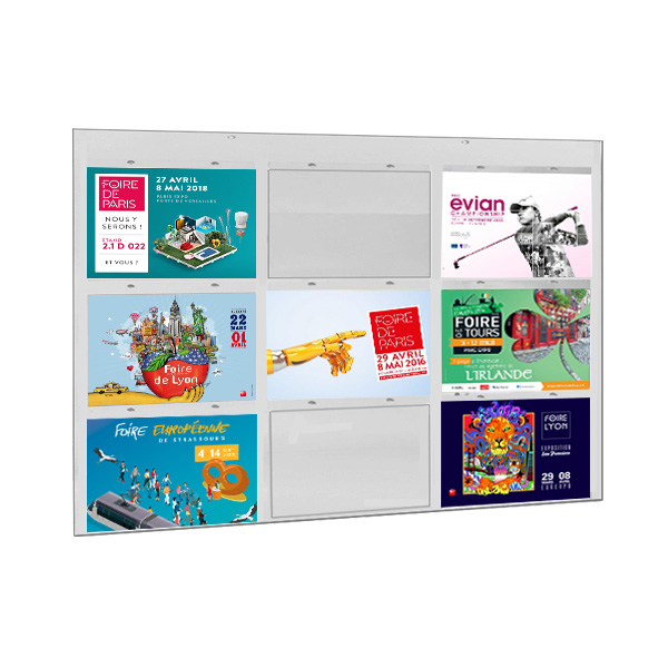 Panneau PlexiGlass 9  Visuels  A.4 Paysage/ Horizontal