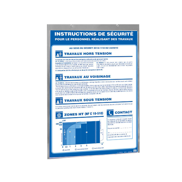 Vitrine Communication Porte-Affiches VITAdisplays A4 Portrait - Plexiglas Transparent Avec Trous Porte Affiche A4