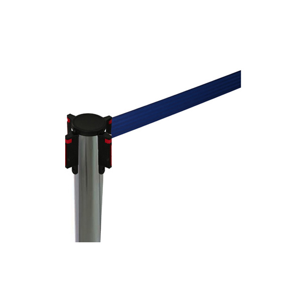 Poteau Guidage CHROME Sangle BLEU Budget