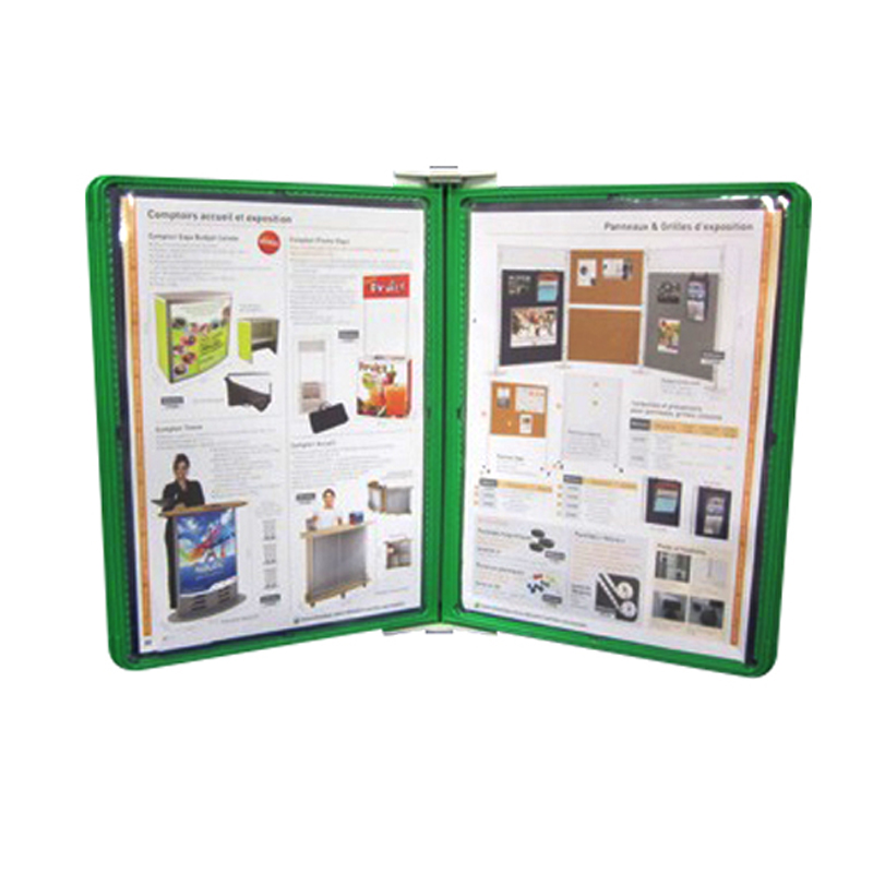 Pupitre INFOFLEX Mural 4 Pochettes VERTES