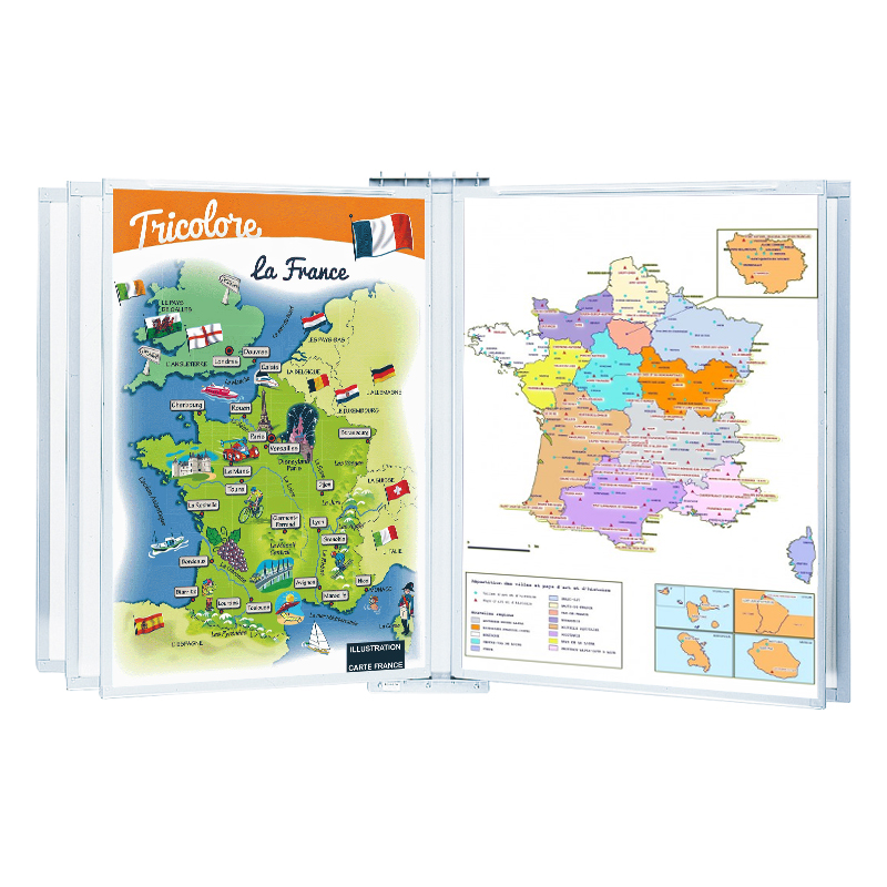 JEU 5 PANNEAUX POSTER + CONSOLE MURALE
