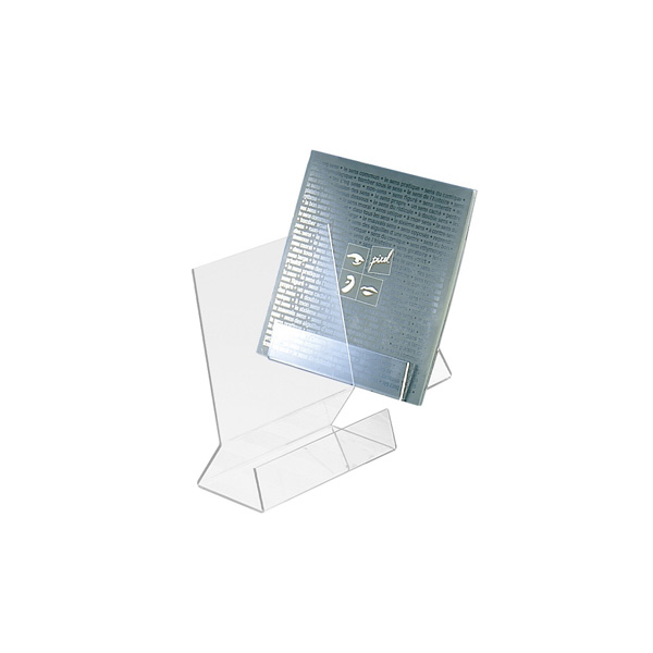 Chevalet En Acrylique Transparent Pour Livre Ou Tablette - Support Incliné, 12 X 10.5 X 15 Cm, Design Minimaliste