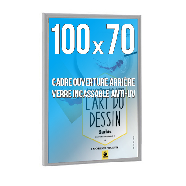 Cadre  DECO 70x100 cm ALU ANODISE