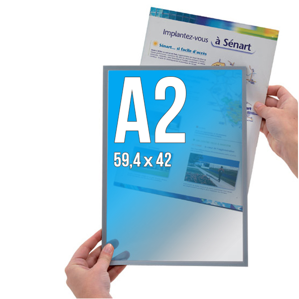 Porte-Affiche Quickto A2 (594x420 mm) Magnétique