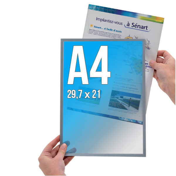 Porte-Affiche Quickto A4 (297x210 mm) Magnétique 