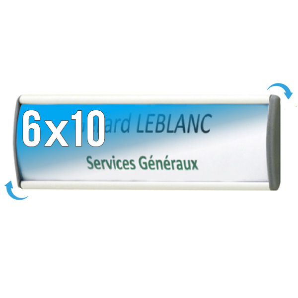 Plaque Signalétique Alu-Sign 60 x 100 mm