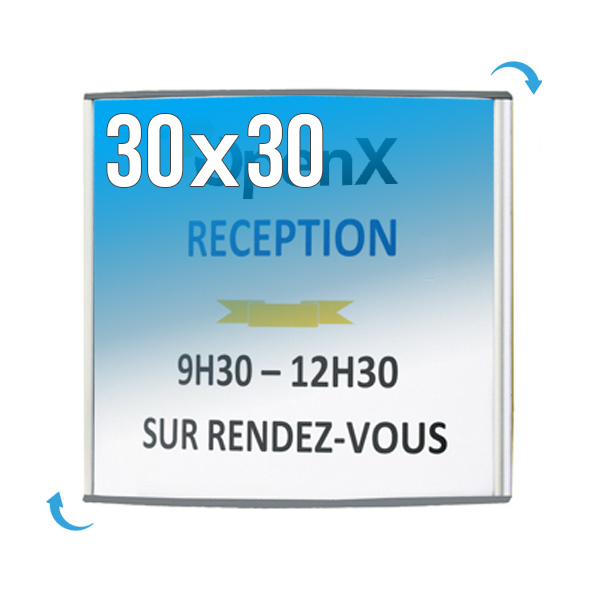 Plaque Signalétique Alu-Sign 300 x 300 mm