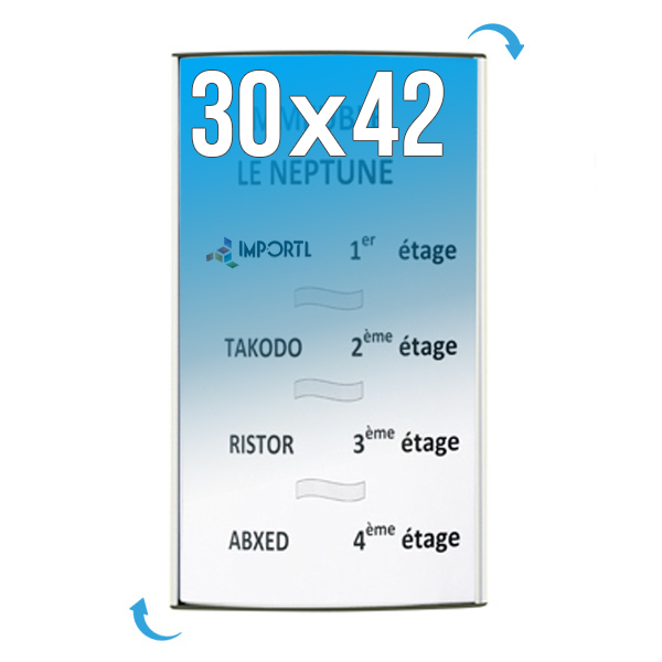 Plaque Signalétique Alu-Sign 300 x 420 mm