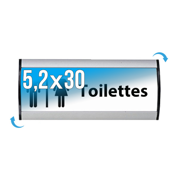 Plaque Signa Budget Alu-Sign 52 x 300 mm
