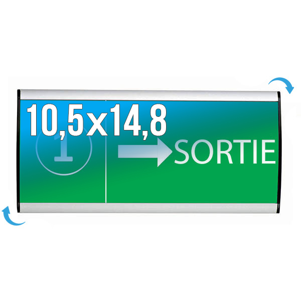 Plaque Signa Budget Alu-Sign 105 x 148 mm