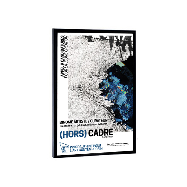 Cadre déco 40 x 60 cm aluminium noir