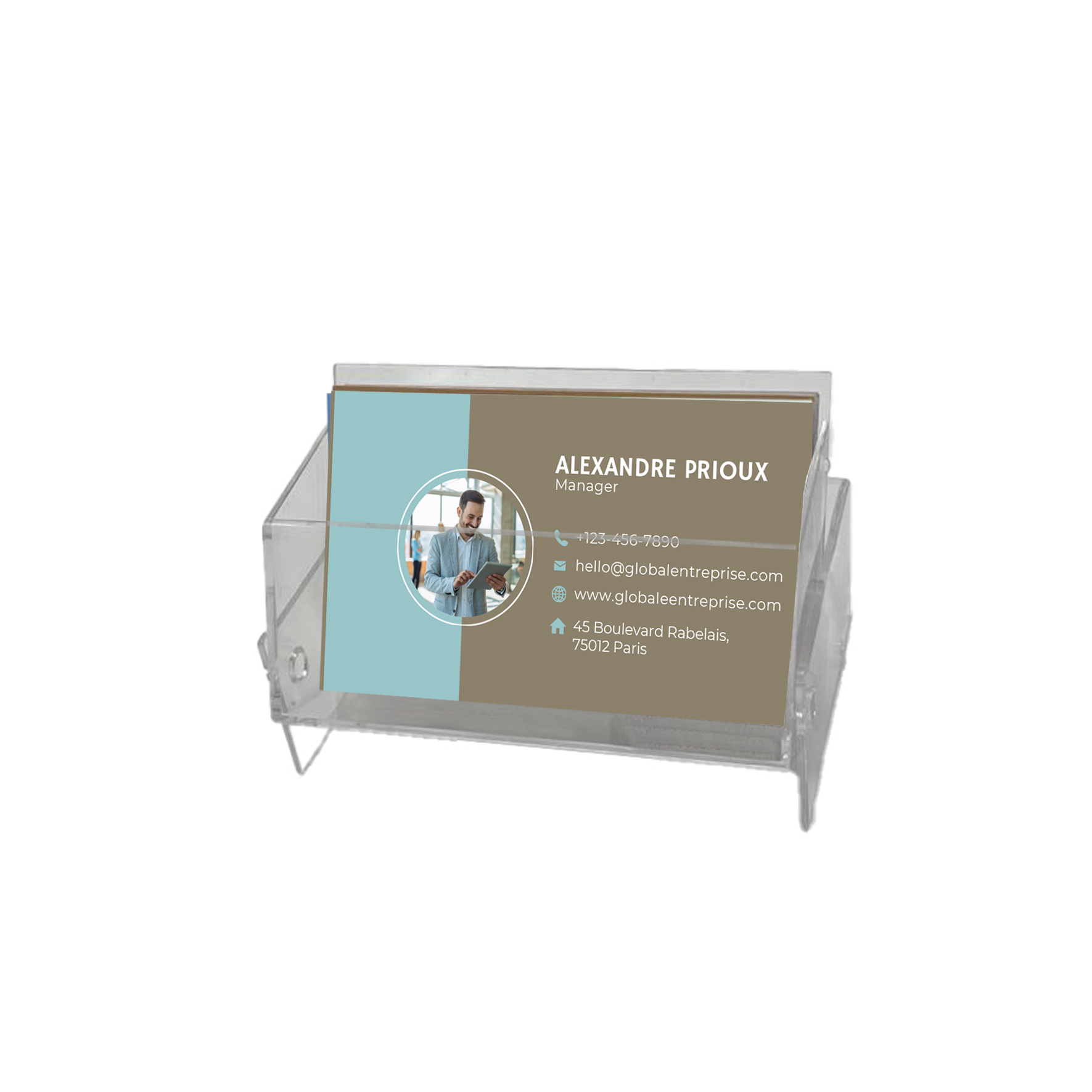 Boite Présentoir pour Cartes de Visite 85x55mm