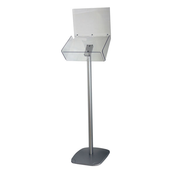 Porte-Doc/Pied DEKO A4 Paysage-Larg. + Porte-Visuel 