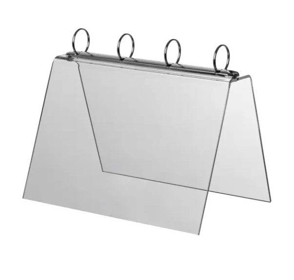 Support de Présentation double face incliné-Mécasisme Classeur A4