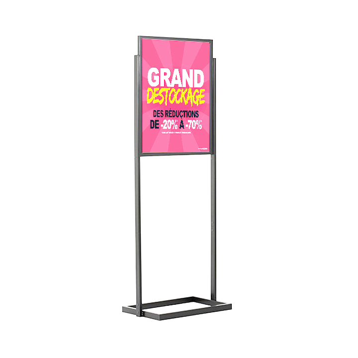 Porte-Messages de Sol Info-Displays GRIS B2