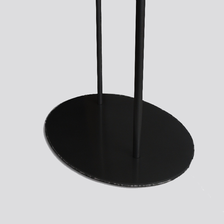 Porte Affiche/Message sur Pied Ovale A1 NOIR Info-Displays