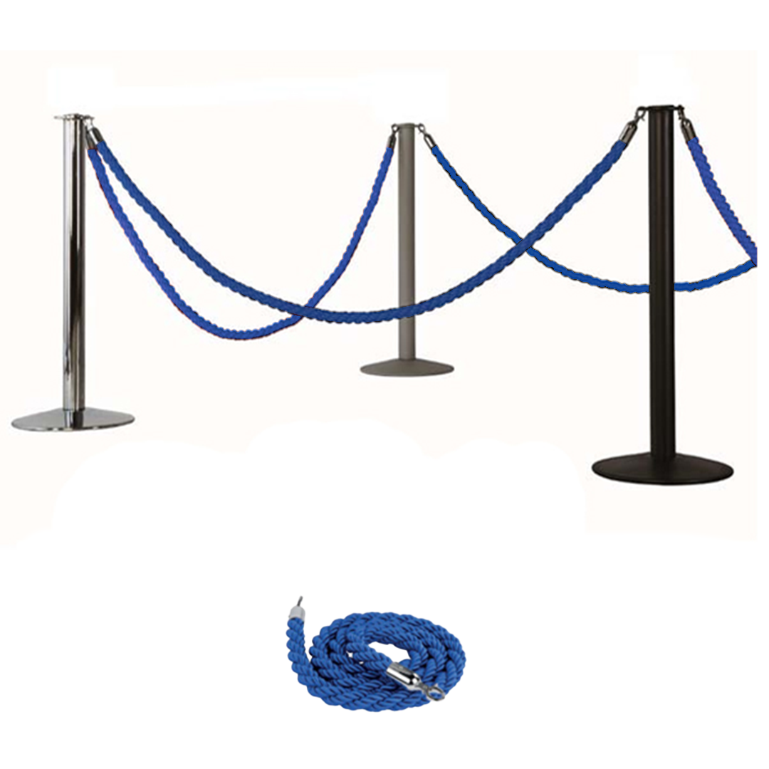 Cordon TORSADE de Guidage 2 m BLEU