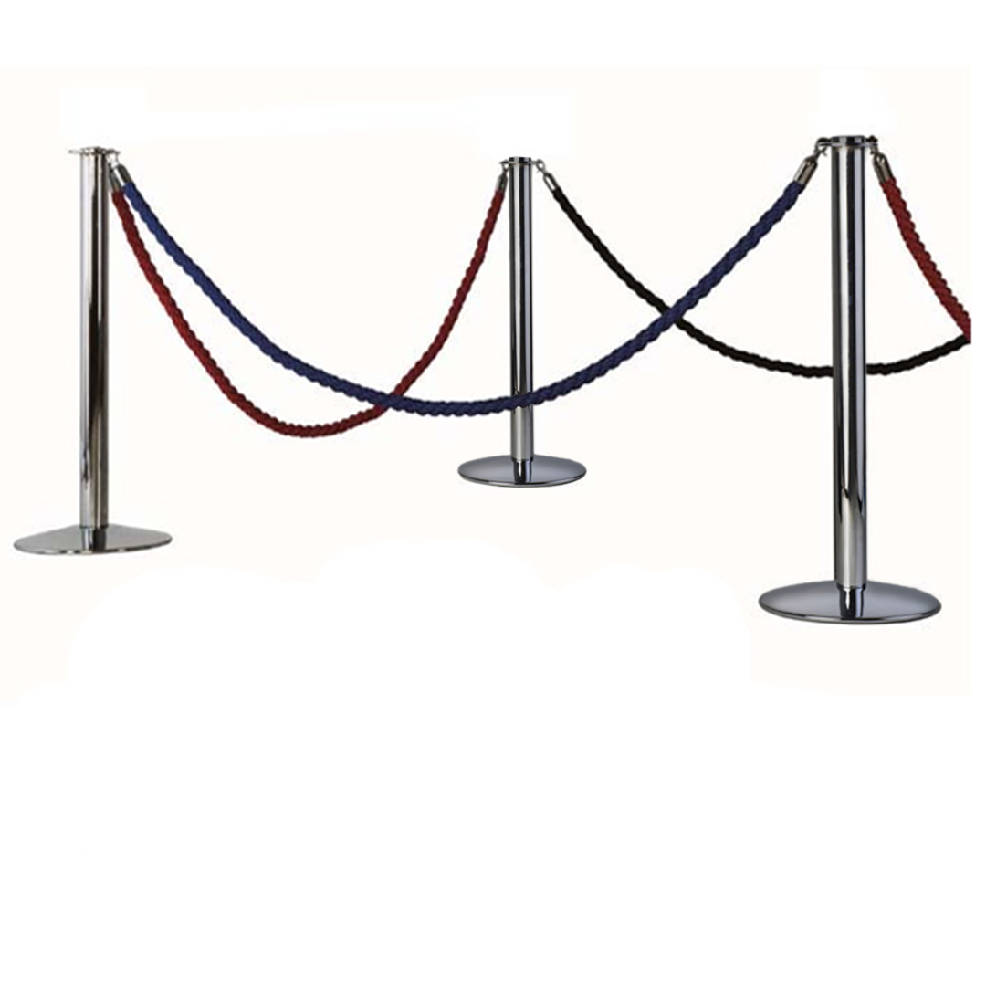 Poteau Guidage Budget CHROME pour Corde