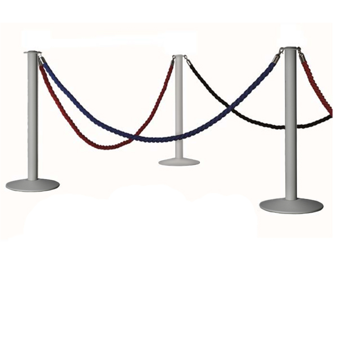 Poteau Guidage Budget GRIS pour Corde