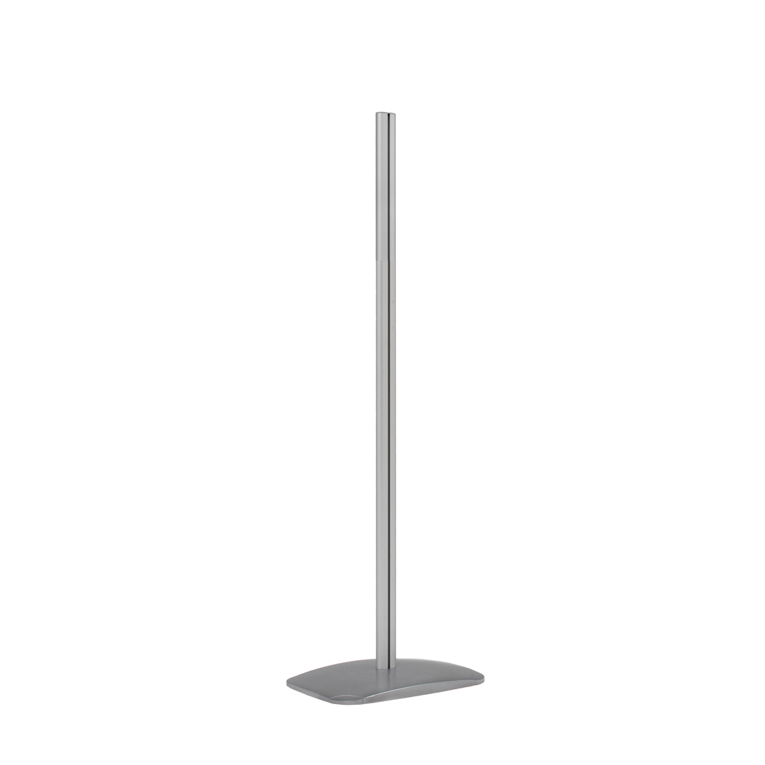 Piètement Alu  H.180 cm sur Base Décorative GRIS