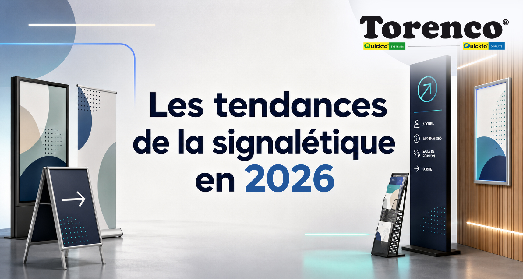 Tendances 2026 : les demandes en signalétique et PLV évoluent