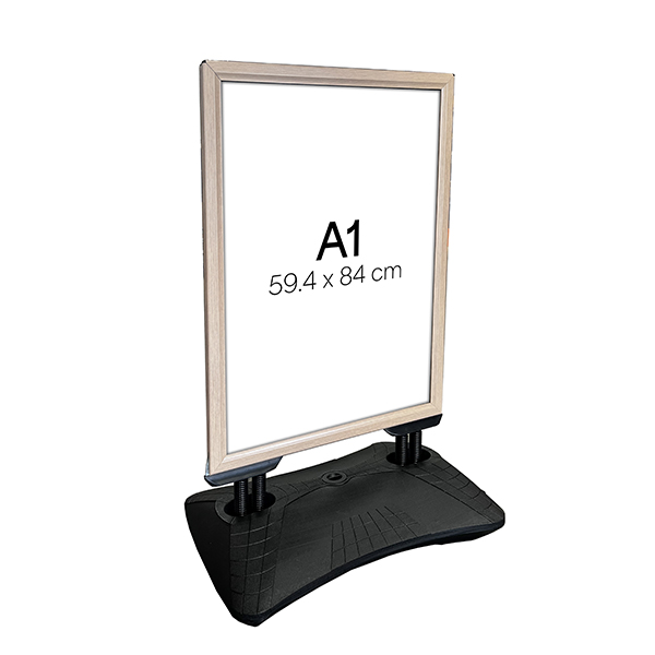 Panneau CadroClic 4 Ressorts A1 + Base Lestable aspect Bois